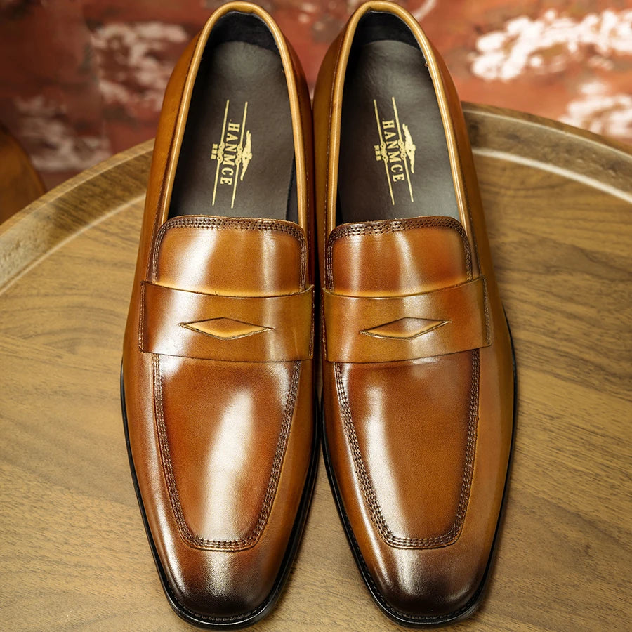 2025 Best Design Men Shoes Mens Luxury Loafers Genuine Leather