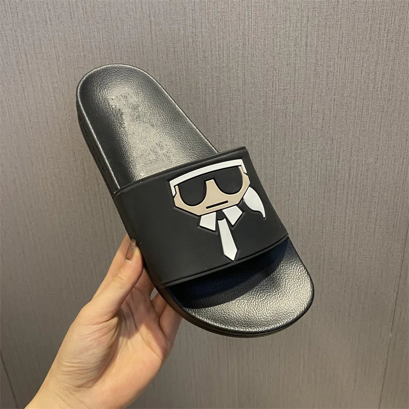 Africa Hot Selling Women Shoes Round Toe Branded Design slippers Flat Sides for Ladies