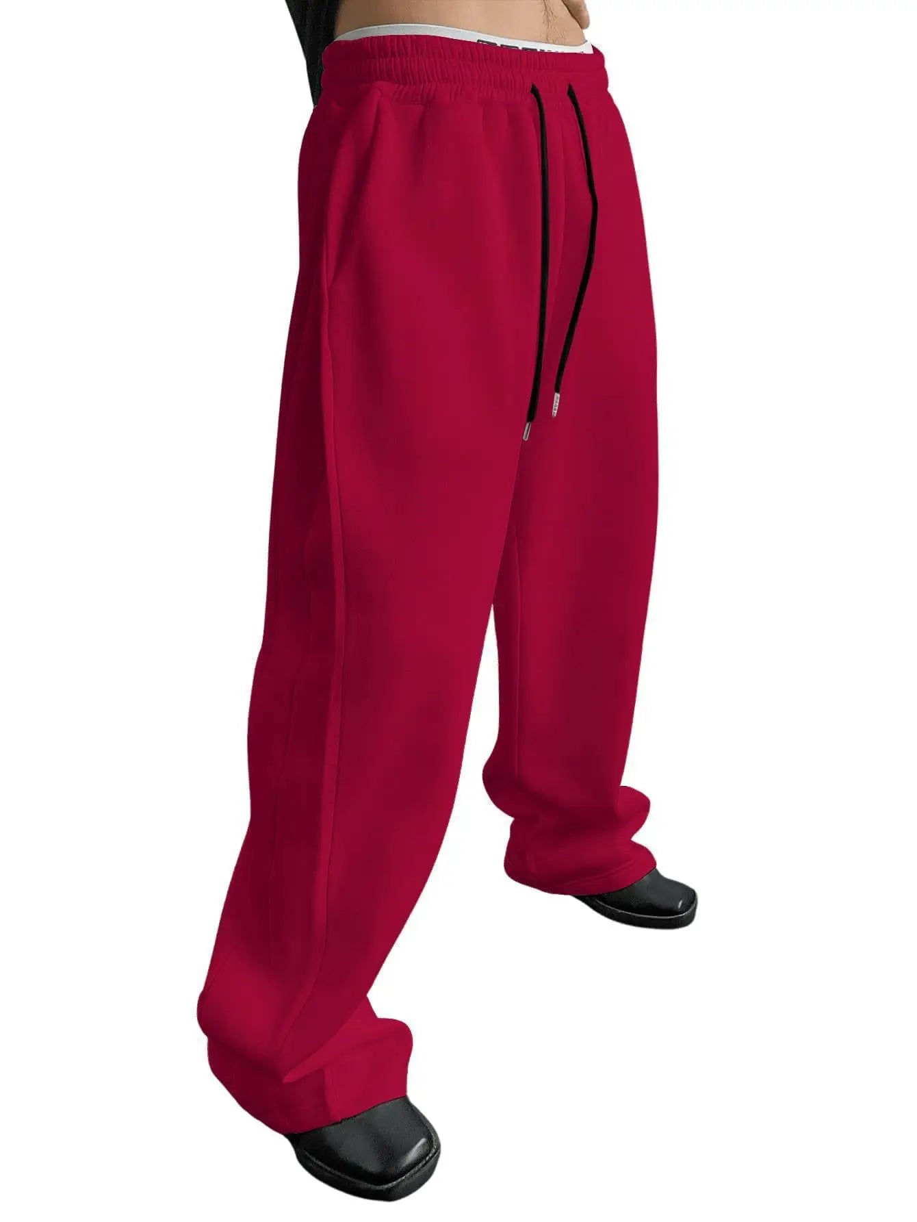 2025 New Korean style Sweatpants Sport Pants Men Running Pants Spring Summer Loose Casual Sweat Pants Straight Jogging Pants Men