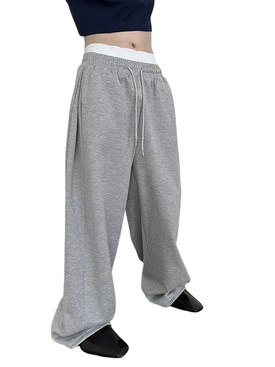 2025 New Korean style Sweatpants Sport Pants Men Running Pants Spring Summer Loose Casual Sweat Pants Straight Jogging Pants Men