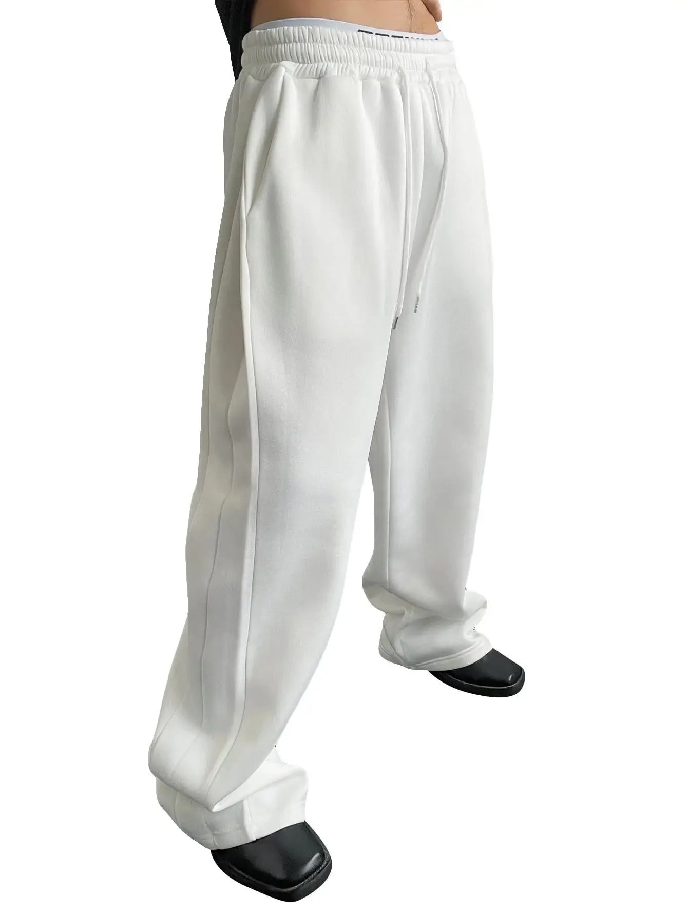 2025 New Korean style Sweatpants Sport Pants Men Running Pants Spring Summer Loose Casual Sweat Pants Straight Jogging Pants Men
