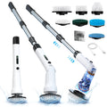 Electric Spin Scrubber, Cordless Cleaning Brush Bathroom Scrubber. Waterproof Shower Cleaner Brush with Adjustable Angles