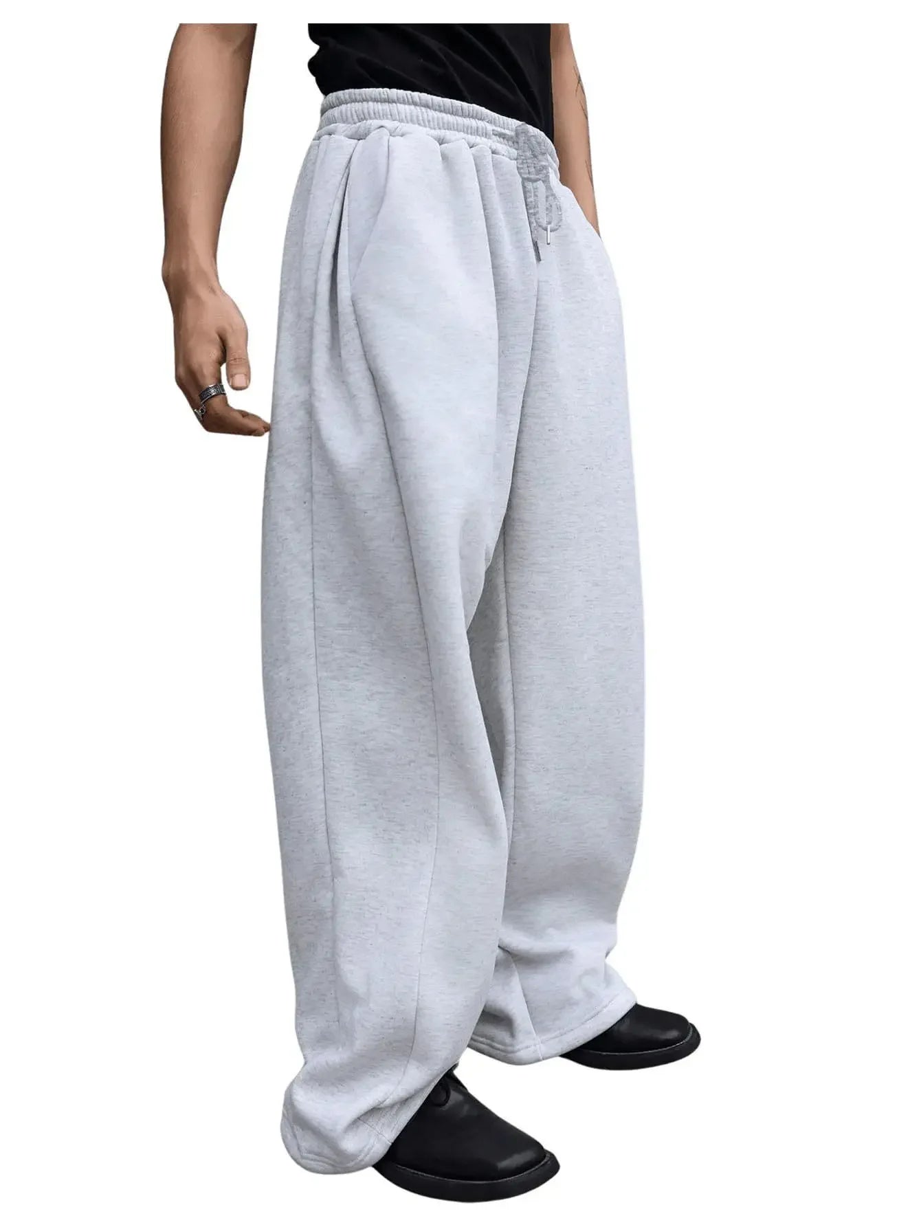 2025 New Korean style Sweatpants Sport Pants Men Running Pants Spring Summer Loose Casual Sweat Pants Straight Jogging Pants Men