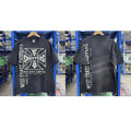 West Coast Choppers T-Shirt West Coast Wasteland Style Washed Distressed Loose Fit Vintage Print Short Sleeve Men's T-Shirt
