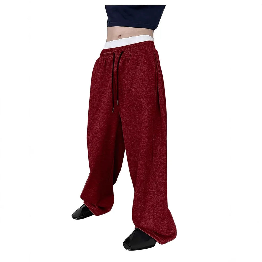 2025 New Korean style Sweatpants Sport Pants Men Running Pants Spring Summer Loose Casual Sweat Pants Straight Jogging Pants Men