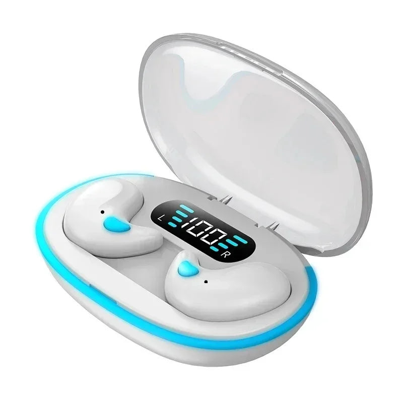 Bluetooth Wireless Headphones Earbuds Ear Hooks Bluetooth Earphones Bass Noise Reduction Earbuds HiFi Stereo Headsets