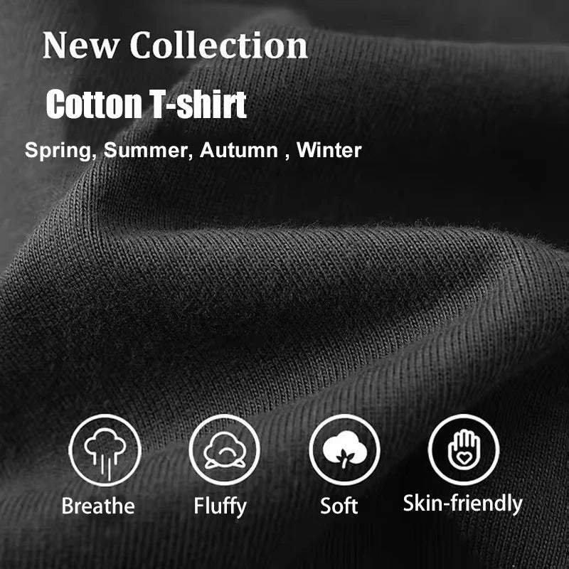 Summer Men's Carp Fishing Hair Set Corn Bait Printed Carp Fishing Fisherman Round Neck T-shirt 100% Cotton Casual Short Sleeve