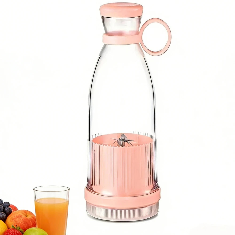 Portable Blender Electric Fruit Blender Durable Smoothies and Milkshakes Maker Rechargeable for Outdoors Camping Traveling