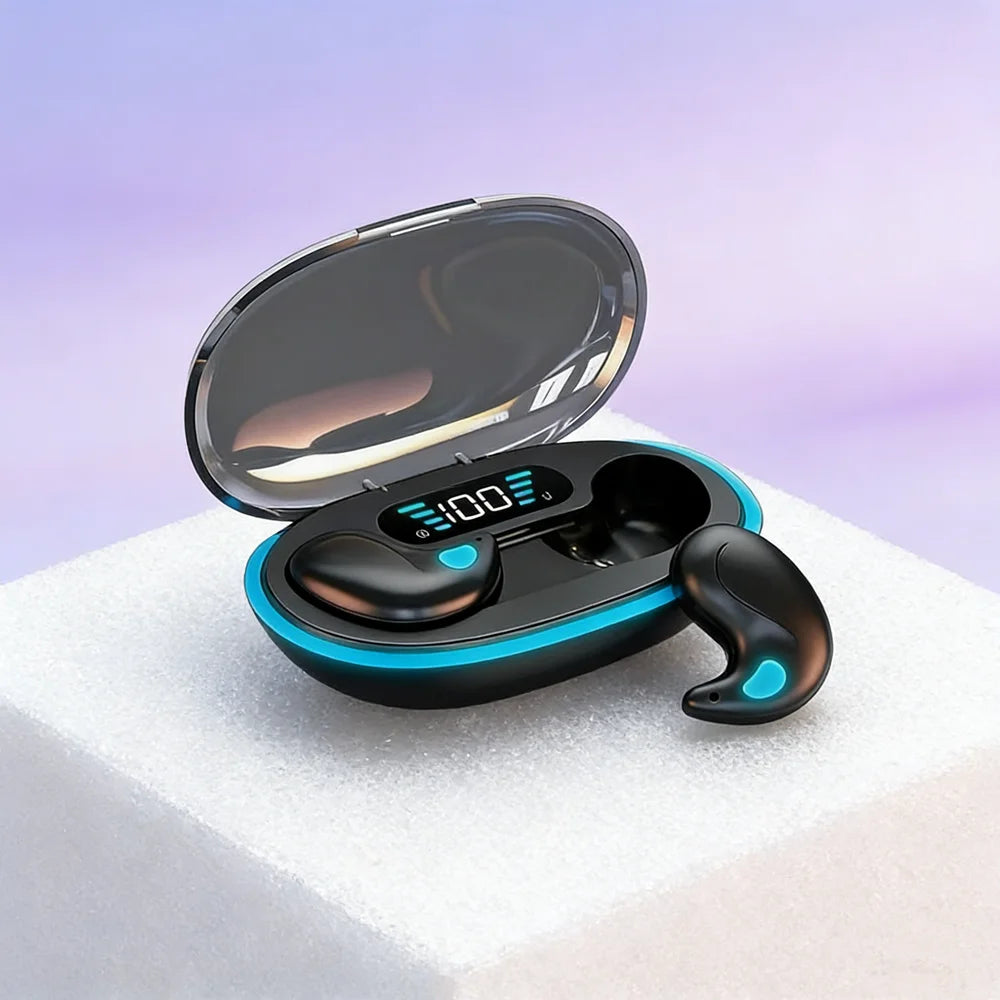 Bluetooth Wireless Headphones Earbuds Ear Hooks Bluetooth Earphones Bass Noise Reduction Earbuds HiFi Stereo Headsets